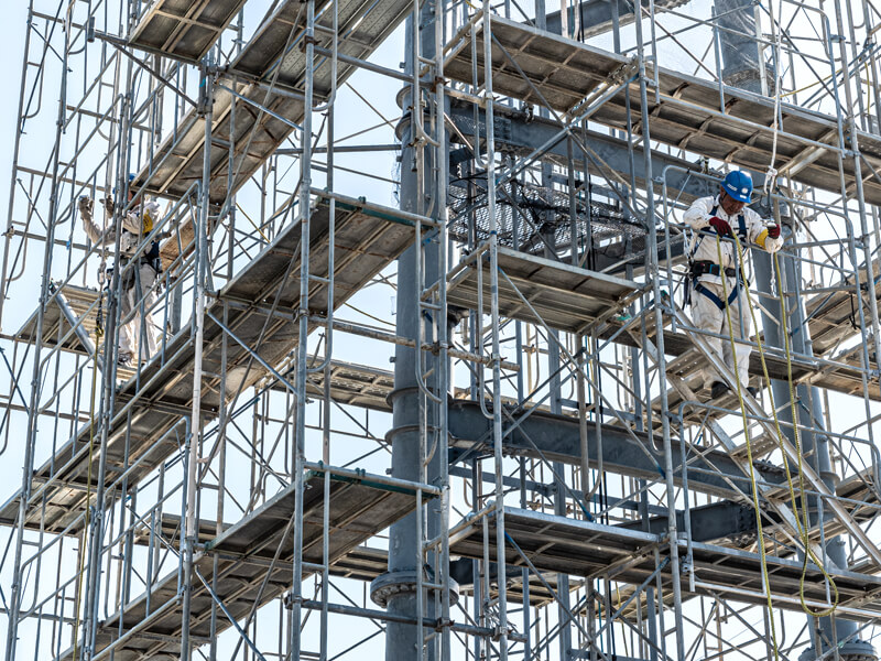 足場組み立て11